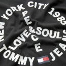Tommy Jeans Women's Tjw Crop Positivitee - Black - S