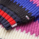 Tommy Jeans Women's Tjw Multi Stripe Sweater - Vivid Fuchsia - XS