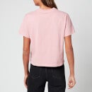 Tommy Jeans Women's Abo Organic Collegiate T-Shirt - Broadway Pink - L