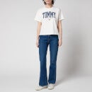 Tommy Jeans Women's Abo Organic Collegiate T-Shirt - Ivory Silk - XS