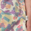 KENZO Men's Floral Seersucker Short Sleeve Shirt - Khaki - M