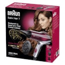 Braun Satin Hair 7 Haartrockner mit Color Saver und Diffusor Aufsatz