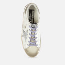 Golden Goose Women's Superstar Leather Trainers - White/Ice/Silver - UK 8
