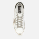 Golden Goose Women's Superstar Leather Trainers - White/Ice/Military