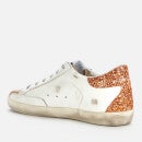 Golden Goose Women's Superstar Leather Trainers - White/Capuccino/Black - UK 7