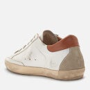 Golden Goose Women's Superstar Leather Trainers - White/Ice/Brown - UK 7