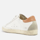 Golden Goose Superstar Distressed Leather and Suede Trainers - UK 5