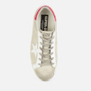 Golden Goose Women's Superstar Suede Trainers - Ice/White/Light Red - UK 3