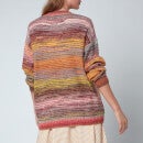 Holzweiler Women's Sandaker Knitted Sweatshirt - Yellow Mix - M