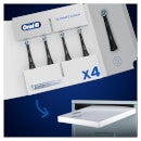 Oral-B iO Ultimate Clean Black Toothbrush Heads, Pack of 4 Counts, Mailbox Sized Pack