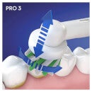 Oral-B Pro 3 3000 Cross Action Elektrische Zahnbürste, blau 
