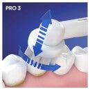 Oral-B Pro 3 3000 Sensitive Clean Elektrische Zahnbürste, blau 