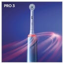 Oral-B Pro 3 3000 Sensitive Clean Elektrische Zahnbürste, blau 