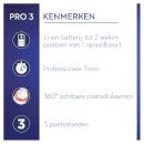 Oral-B Pro 3900 Zwarte en Witte Elektrische Tandenborstels Duopack