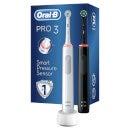 Oral-B Pro 3900 Zwarte en Witte Elektrische Tandenborstels Duopack