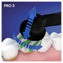 Oral-B Pro 3 3500 Elektrische Zahnbürste, Reiseetui, schwarz 