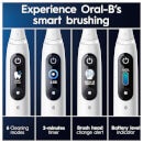 Oral-B iO8 Duo Pack of Two Electric Toothbrushes, White & Black