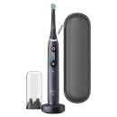 Oral-B iO8 Black Electric Toothbrush with Zipper Case + 4 Refills
