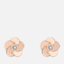 Ted Baker Women's Pelipa: Flower Stud Earring - Rose Gold Tone/Clear Crystal