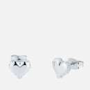 Ted Baker Women's Sersy: Sparkle Heart Earring - Silver Tone/Clear Crystal