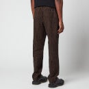 A-COLD-WALL* Men's Crinkle Suit Pants - Dark Brown