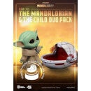 Beast Kingdom The Mandalorian Egg Attack Action Figure - The Mandalorian & The Child Duo Pack