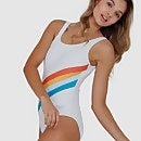 Summer Stripe U-Back Swimsuit