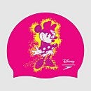 Kinder Minnie Mouse Slogan Print Badekappe in Pink