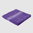 Speedo Border Towel Purple