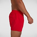 Men's Fitted Leisure 13" Swim Short Red