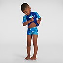 Kleinkind Jungen Sun Protection Top und Shorts in Blau