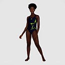 Women's Boomstar Placement Racerback Swimsuit Navy