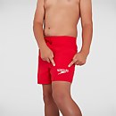 Bañador Essential de 33 cm para niños, rojo