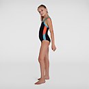 Girl's Dive Thinstrap Muscleback Swimsuit Black