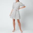Kate Spade New York Women's Block Floral Shirt Dress - Cream - M