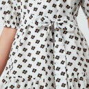 Kate Spade New York Women's Block Floral Shirt Dress - Cream - M