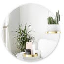 Umbra Perch Mirror with Shelf - Brass