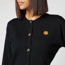 KENZO Women's Tiger Crest Buttoned Cardigan - Black