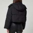 KENZO Women's Cropped Puffer Jacket - Black - L