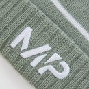 MP New Era Stickad Bobble Hat – Grön/grå