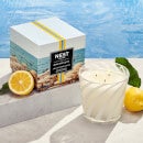 NEST Fragrances x Gray Malin Amalfi Lemon and Mint 3-Wick Candle 600g