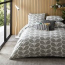Orla Kiely Botanica Stem Standard Pillowcase Pair - Grey