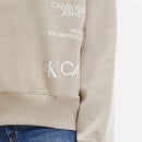 Calvin Klein Jeans Women's Multi Urban Logo Crew Neck - Crockery - XS