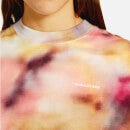 Calvin Klein Jeans Women's Organic Cotton All Over Print T-Shirt - Blurred Abstract Aop - M
