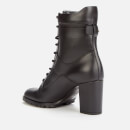 Bally Women's Gioele Leather Lace Up Boots - Black - UK 6