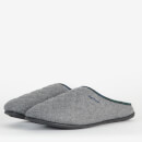 Barbour Men's Swinburne Wool Quilted Mule Slippers - Grey - UK 7