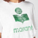 Isabel Marant Étoile Women's Zewel T-Shirt - Green/white
