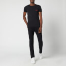 Emporio Armani Underwear Men's 2-Pack Slim Fit Crewneck T-Shirts - Black/Black - S