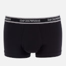Emporio Armani Underwear Men's 3-Pack Core Logoband Trunks - Black - S