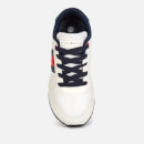 Tommy Hilfiger Boys' Low Cut Lace-Up Sneaker - White/B White/Blue